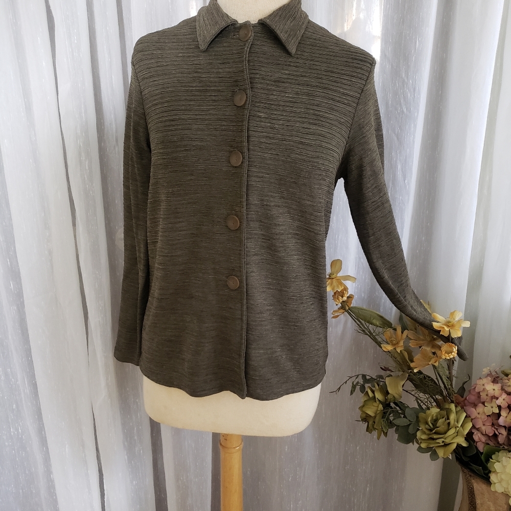 Sharon Anthony size S stretch top